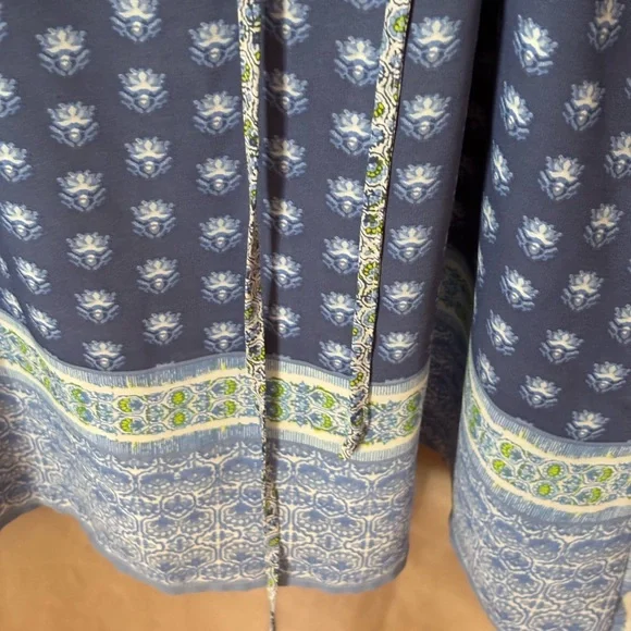Blue Patterned Boho Dress Gap - Picture 5 of 11